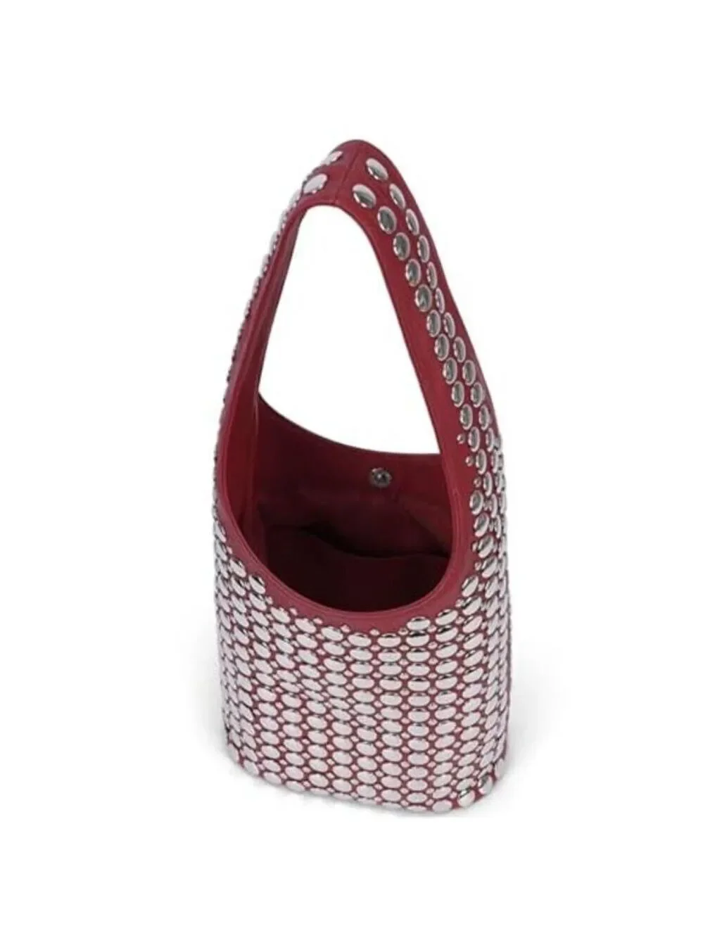 Vegan Leather Studded Tote Bag Women Y2K Hobo Shoulder Purse